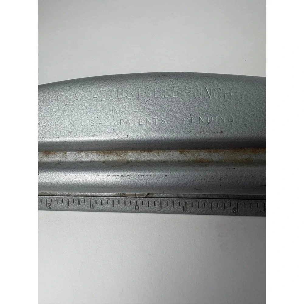 Vintage Mutual Adjustable Paper Punch No.‎ 20 USA Metal